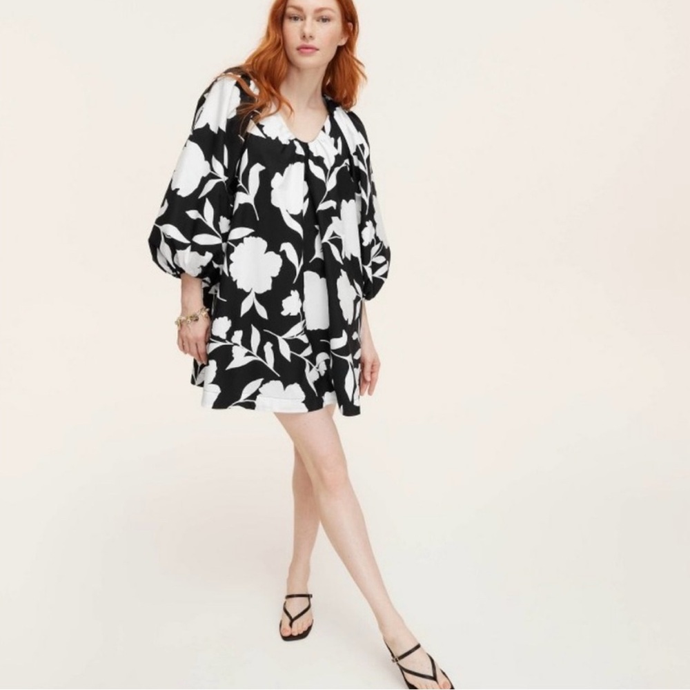 Kate Spade for Target Black and White Floral Dress